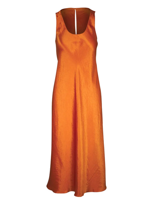 Satin Midi Dress