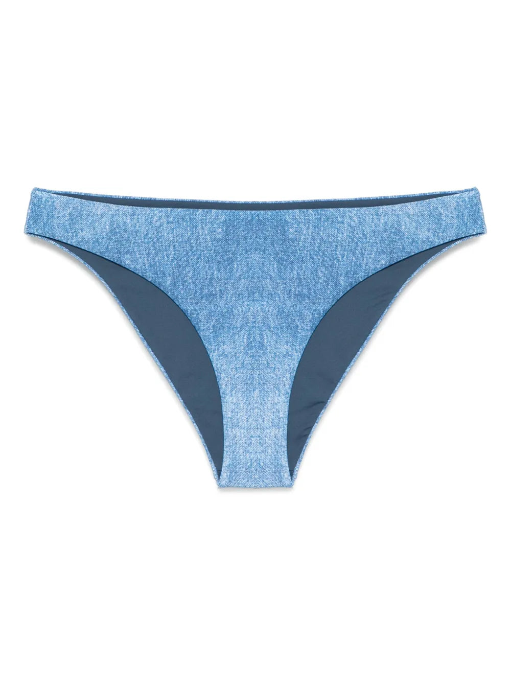 Denim-Effect Bikini Bottoms