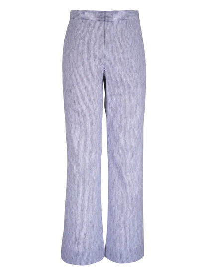 Striped Flared Trousers