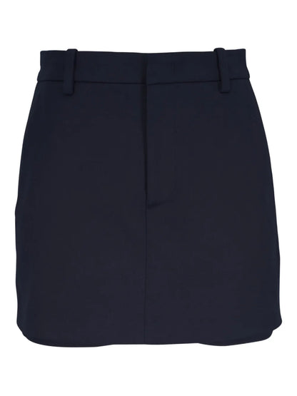 Straight Mini Skirt