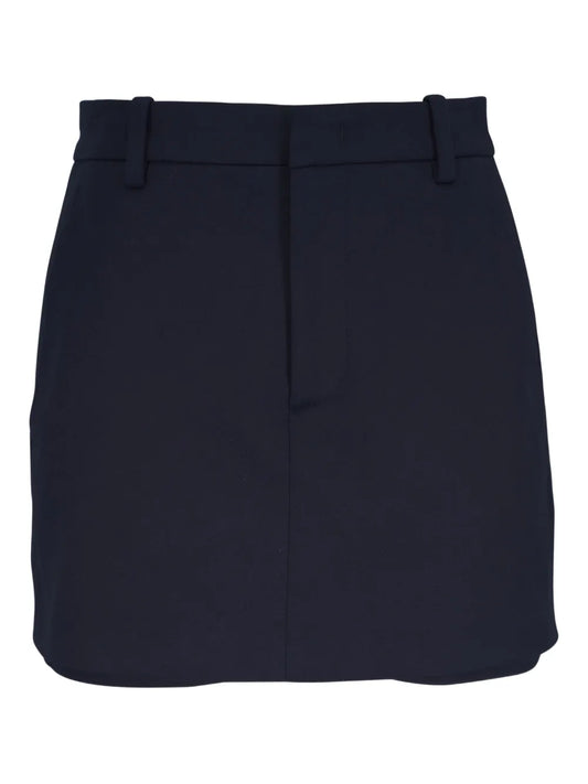 Straight Mini Skirt
