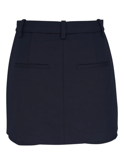 Straight Mini Skirt