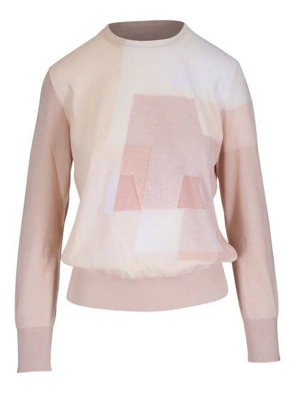 Intarsien Sweatshirt