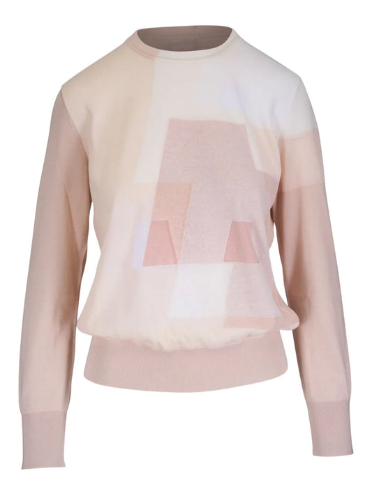 Intarsien Sweatshirt