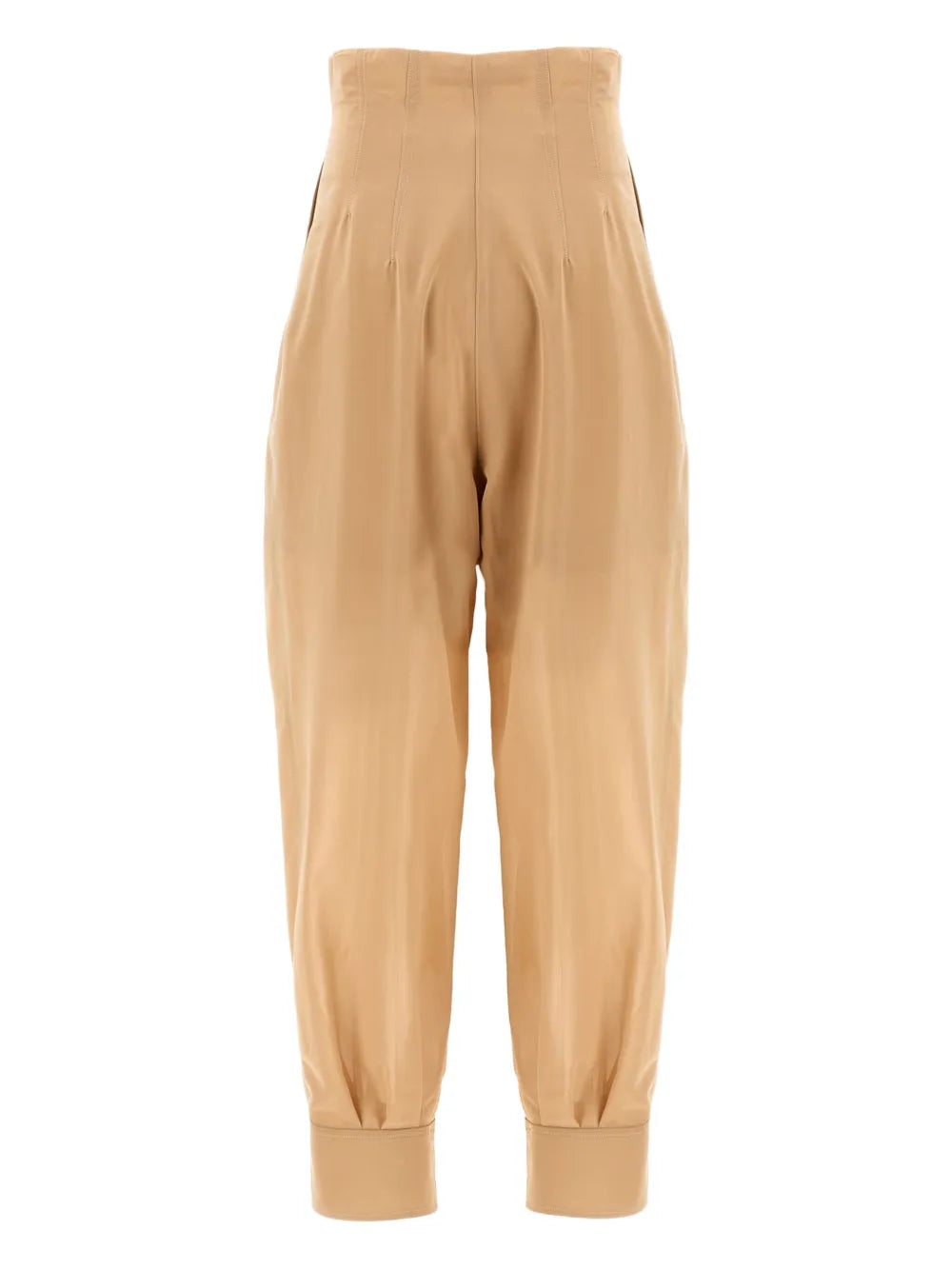 Pleated High-Waisted Trousers