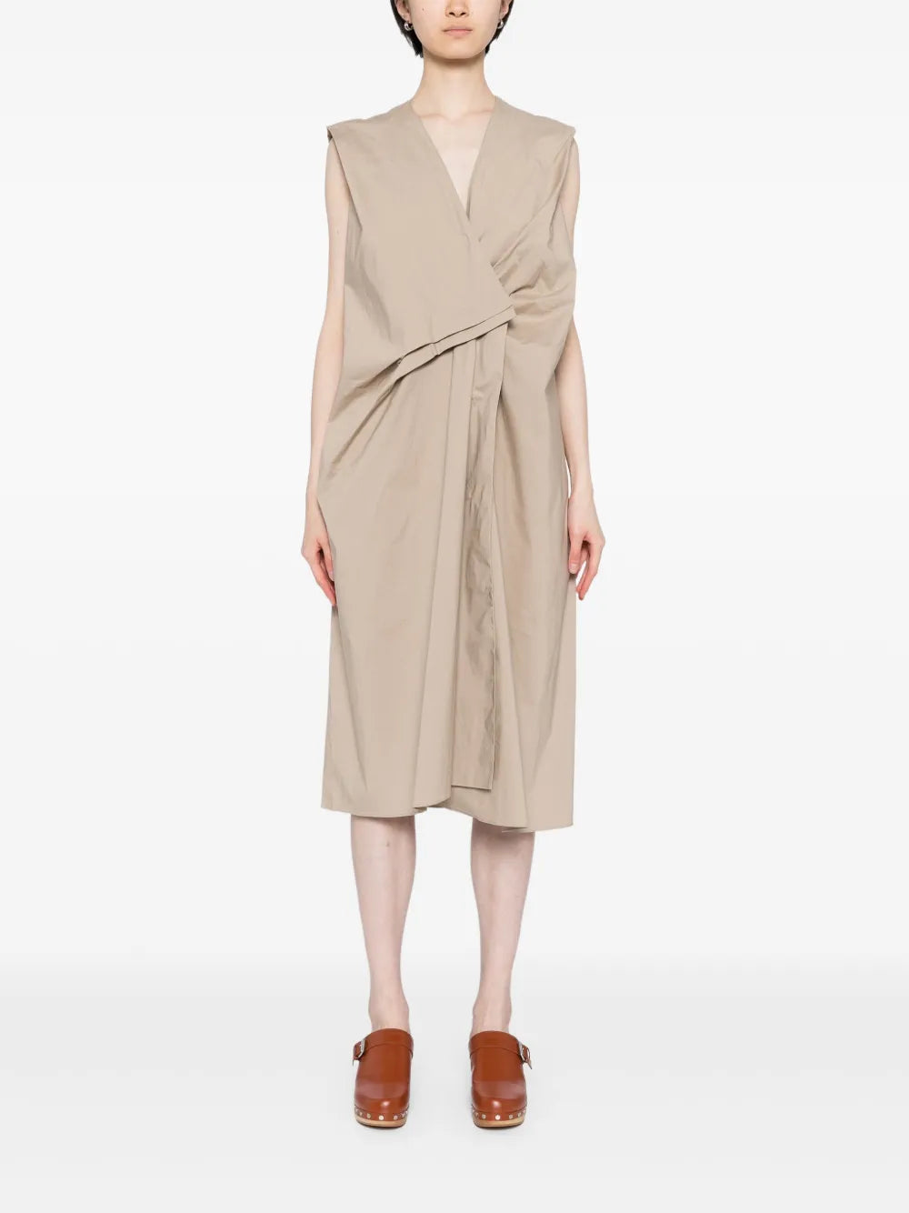 V-Neck Sleeveless Dress