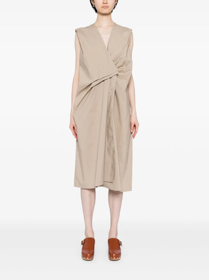 V-Neck Sleeveless Dress