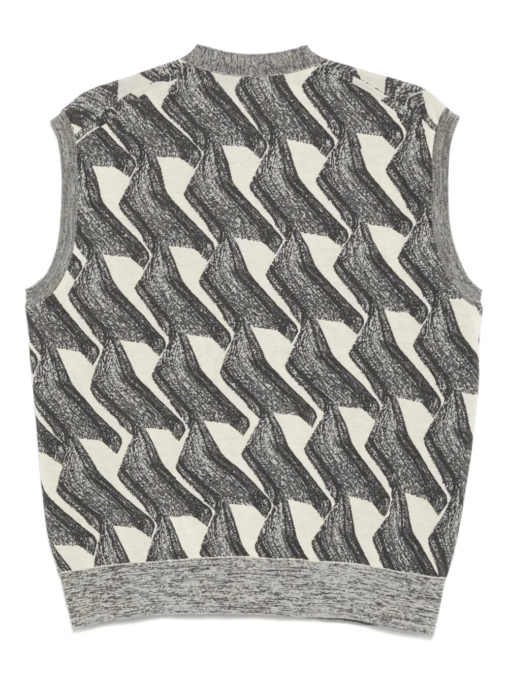 Printed Knitted Vest