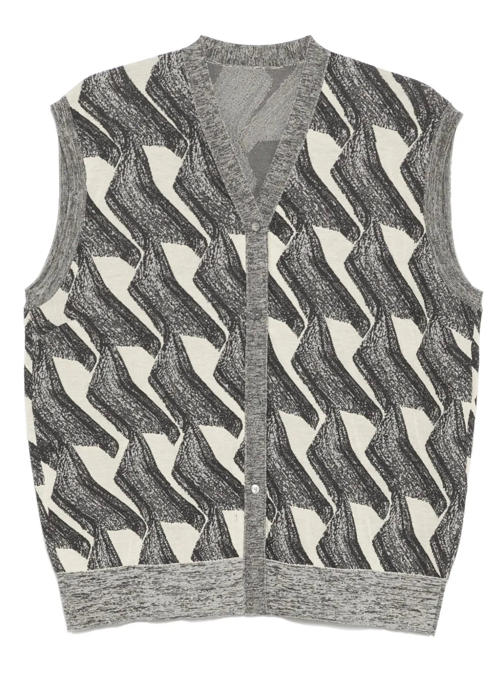 Printed Knitted Vest