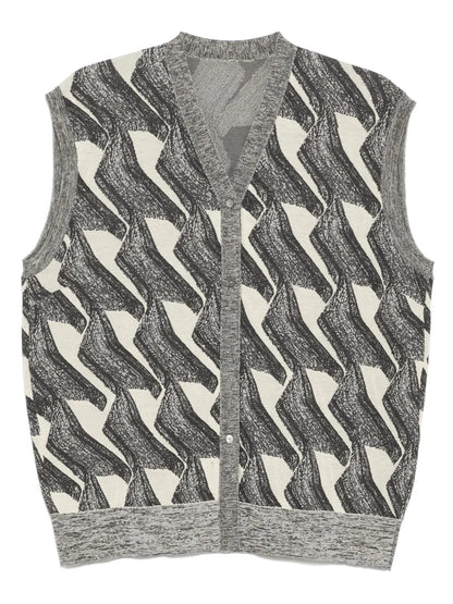 Printed Knitted Vest