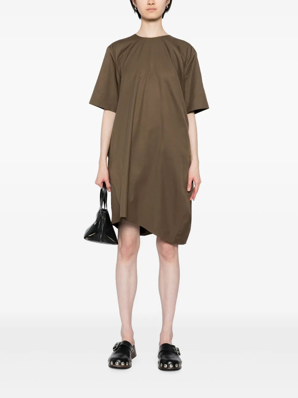 Curved-Hem Dress