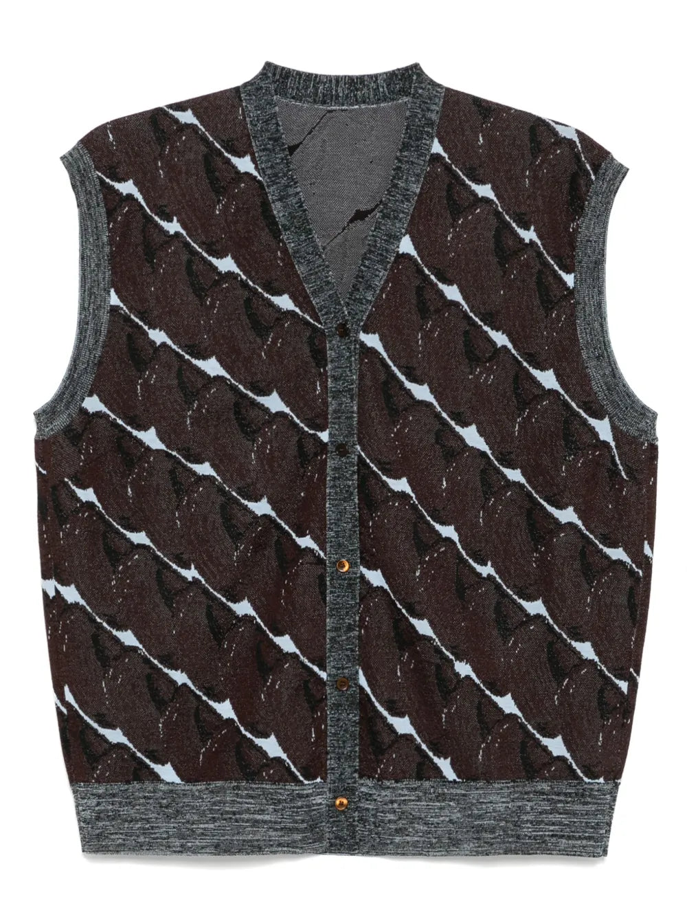 Printed Cardigan