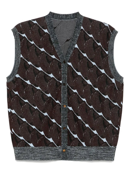 Printed Cardigan