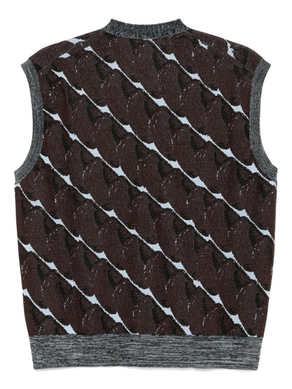 Printed Cardigan