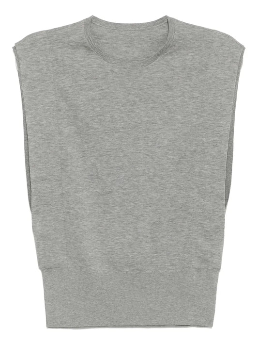 Sleeveless Knitted Vest