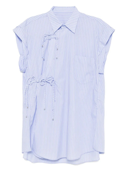 Striped Sleeveless Shirt