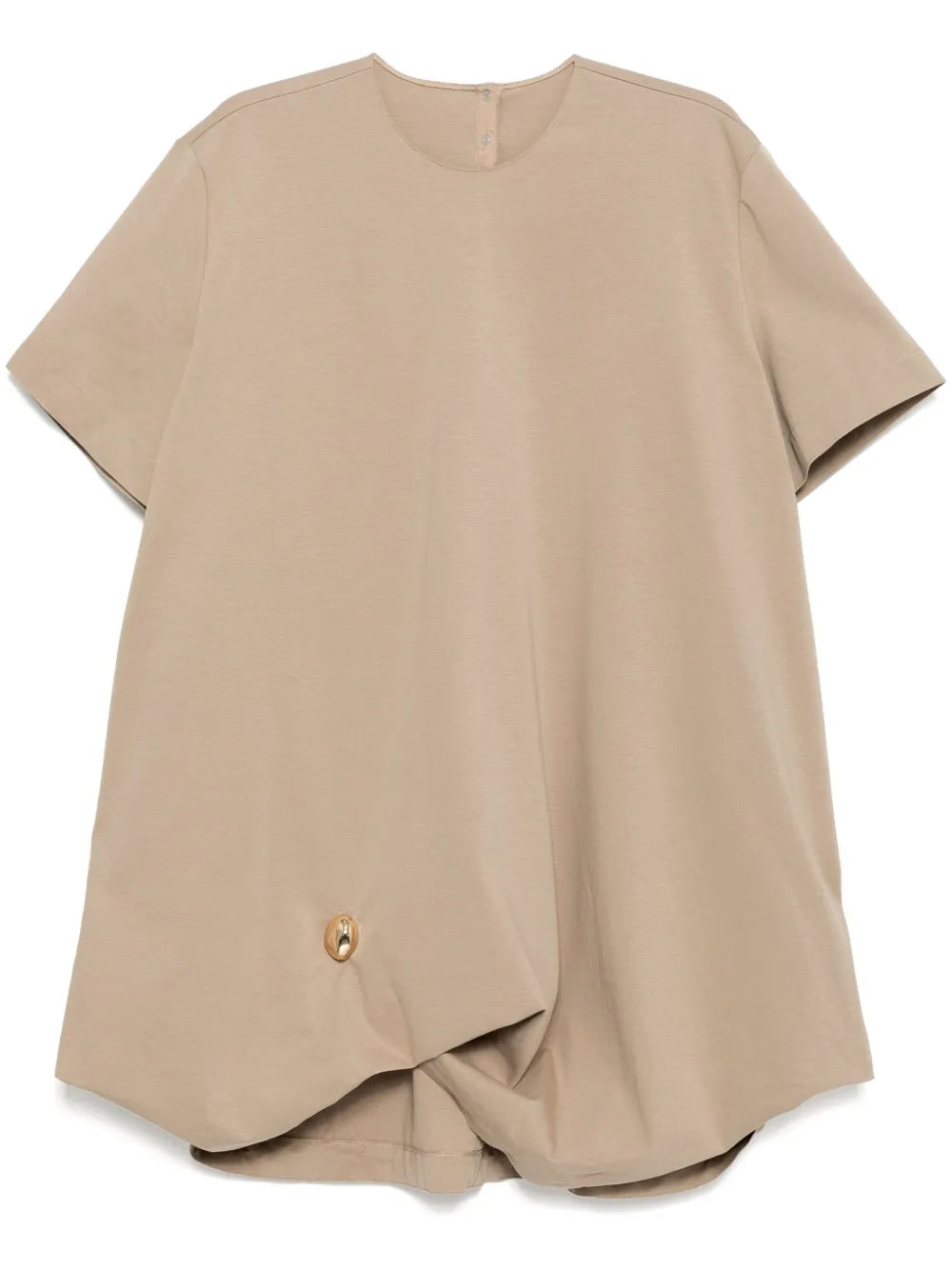 Drawstring-Hem Dress