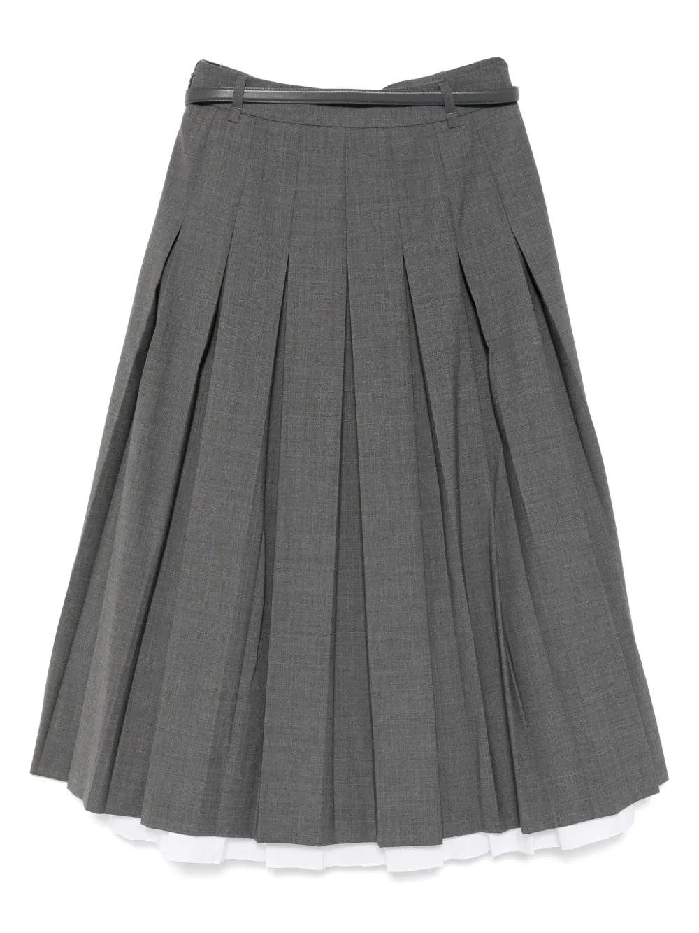 Layered Pleated Skirt