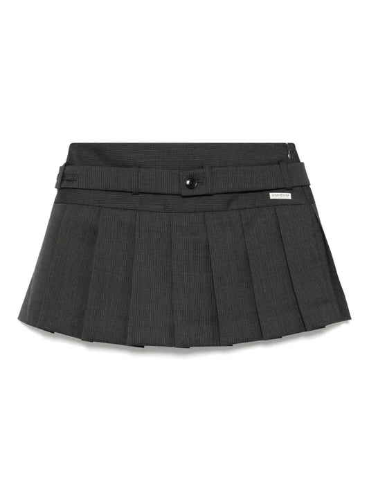 Belted Mini Skirt