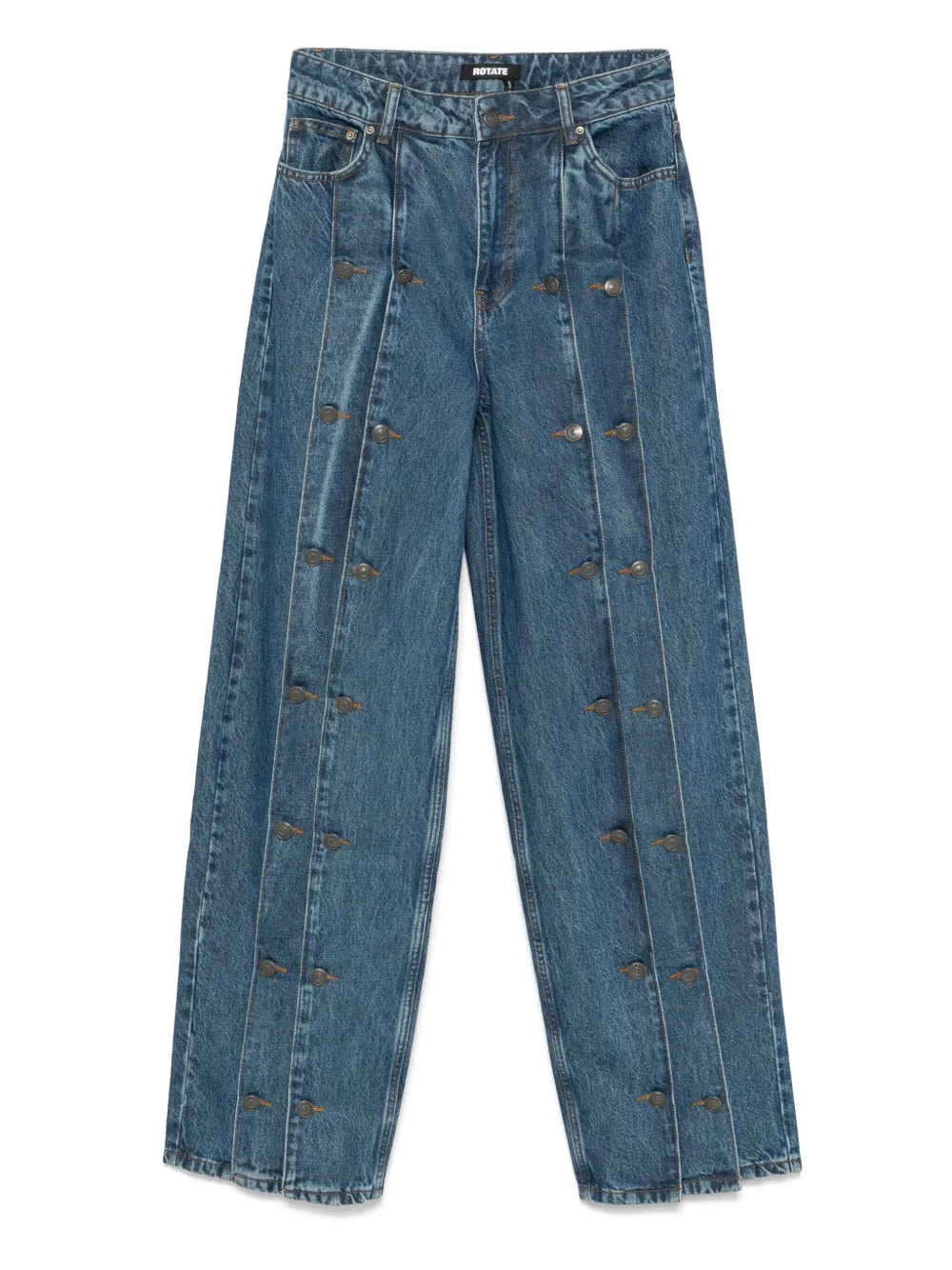 Decorative-Button Jeans