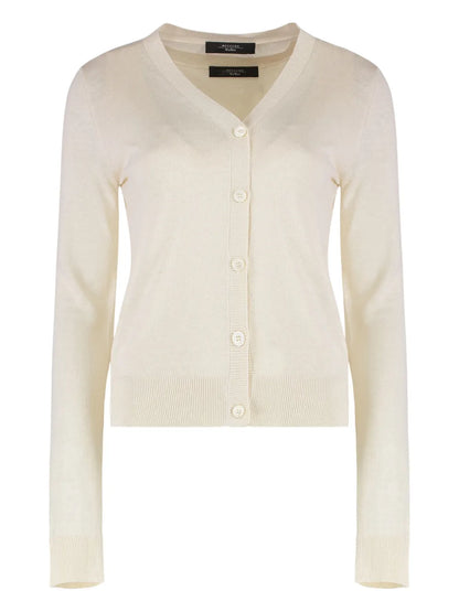 Silk-Blend Cardigan