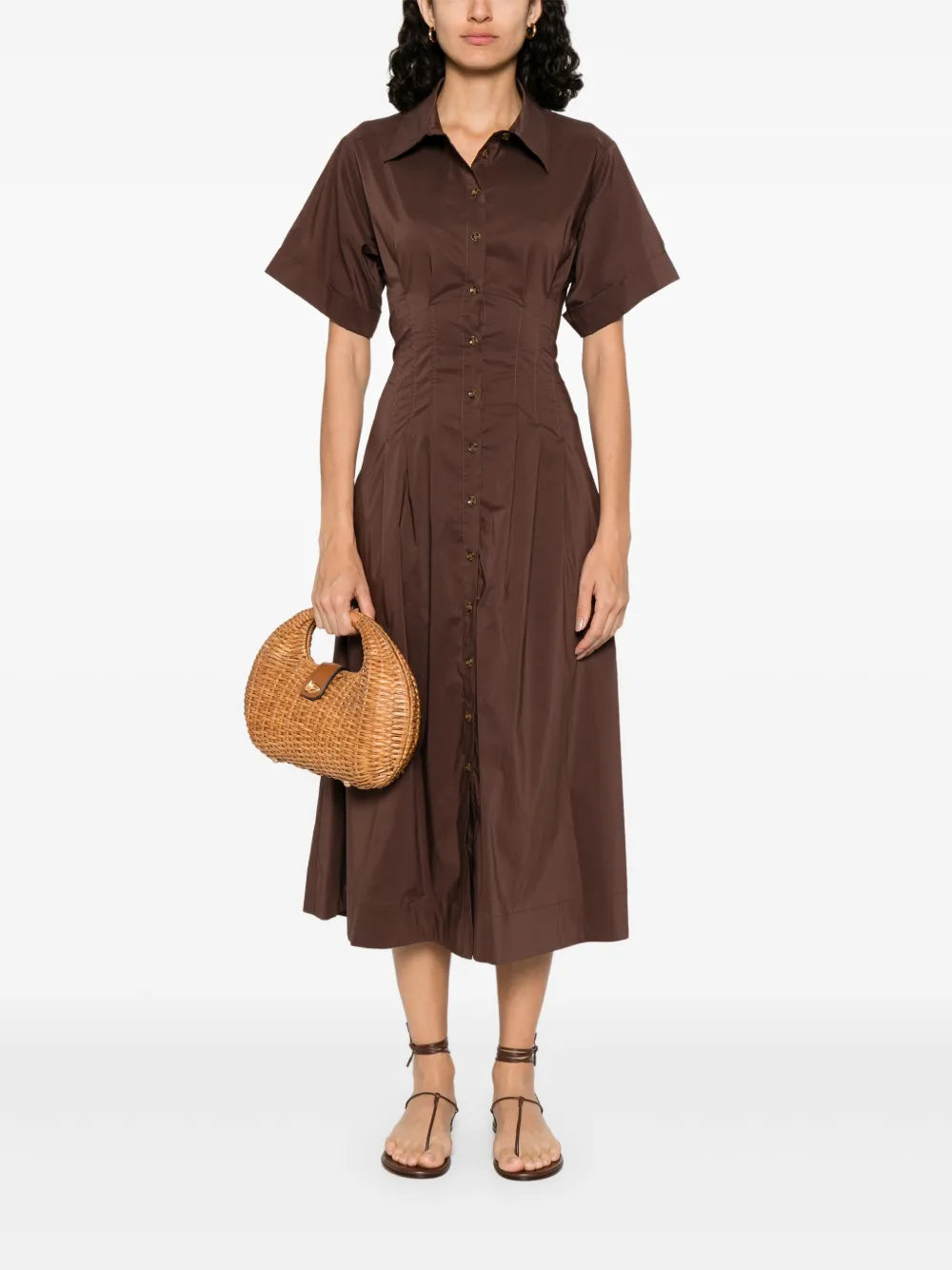 Cut-Out Midi Dress