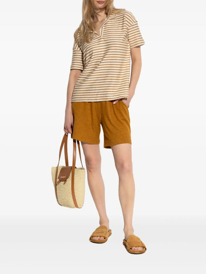 Striped Polo Top