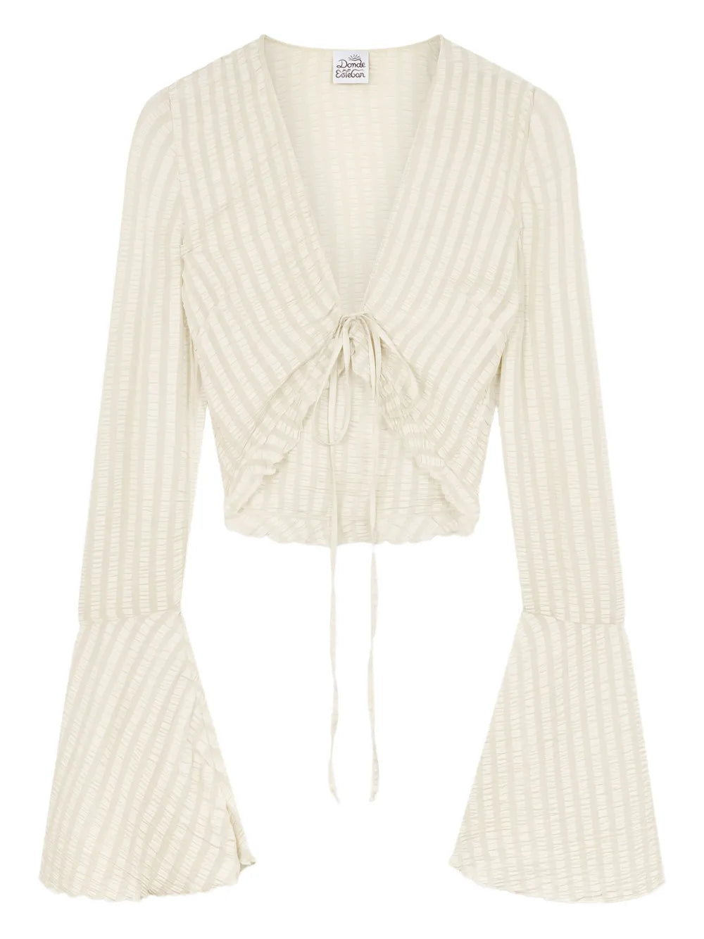 Silk Cropped Blouse