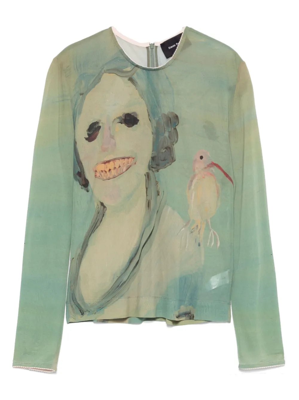 Lady With A Bird Top