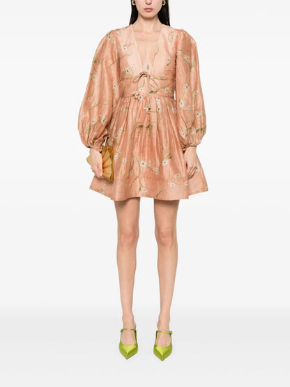 Illuminate Drawn Mini Dress