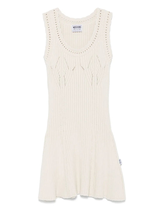 Ribbed-Knit Mini Dress