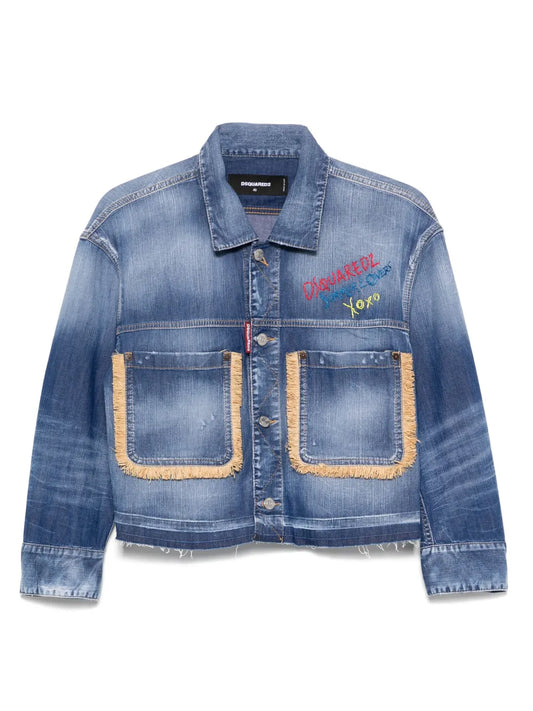 Fringed Denim Jacket