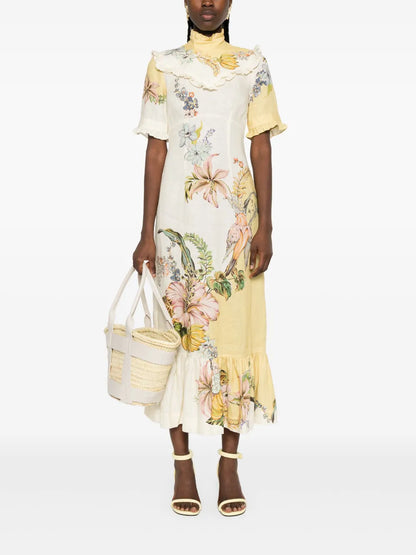 Oleander Midi Dress