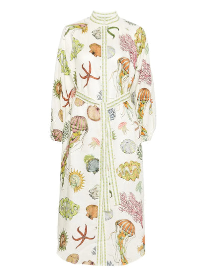 Sea Horse Midi Dress