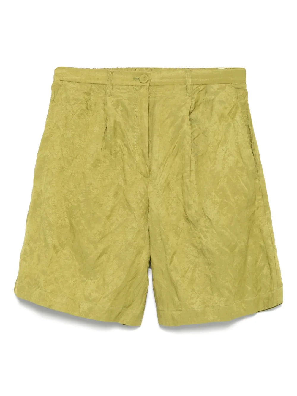 Crinkled-Finish Shorts