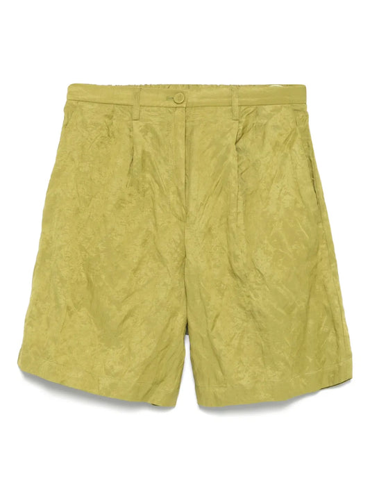 Crinkled-Finish Shorts
