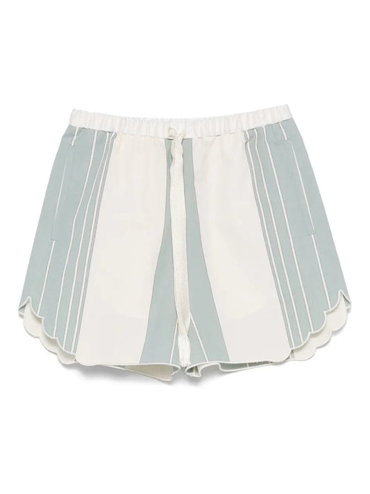 Striped Bermuda Shorts