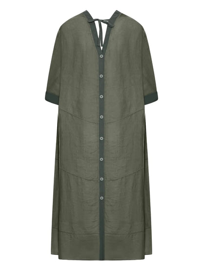 Linen Midi Dress