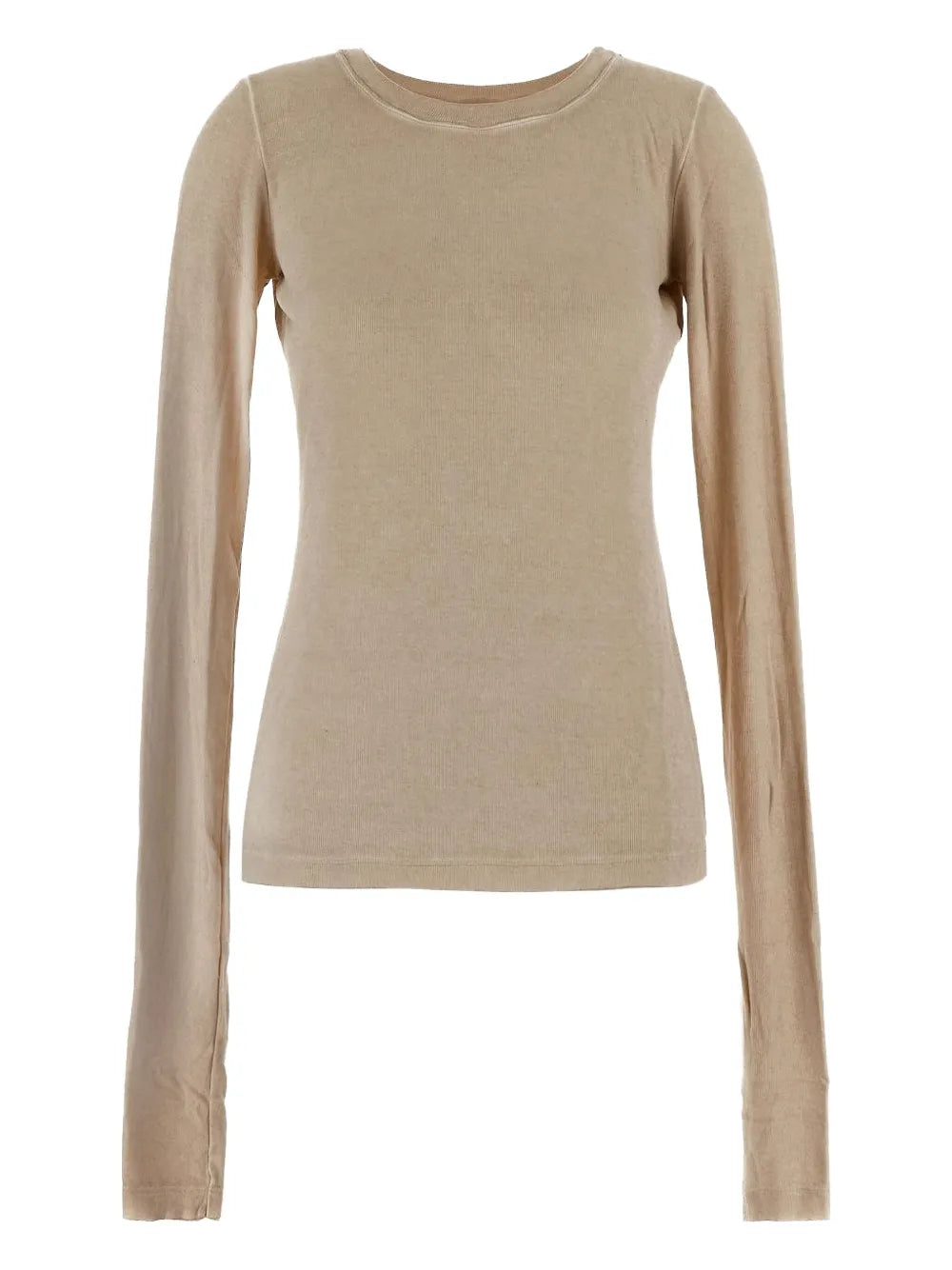Fine-Ribbed T-Shirt