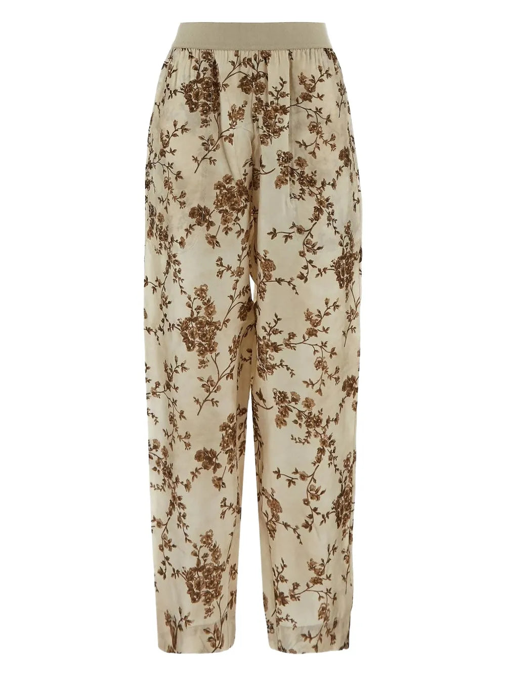 Floral-Print Trousers