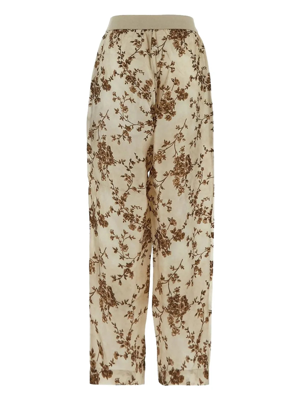 Floral-Print Trousers