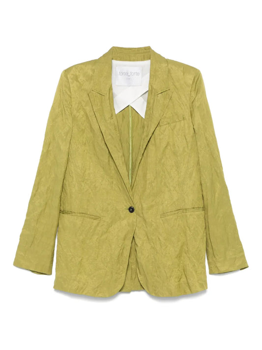 Crinkled Blazer