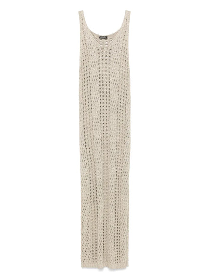 Open-Knit Maxi Dress