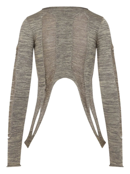 Ripped-Detail T-Shirt