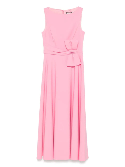 Bow-Detail Midi Dress