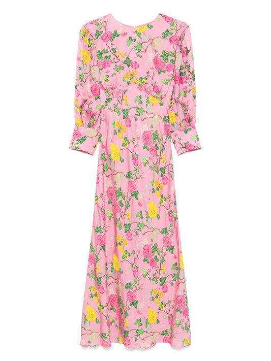 Printed Midi Dress