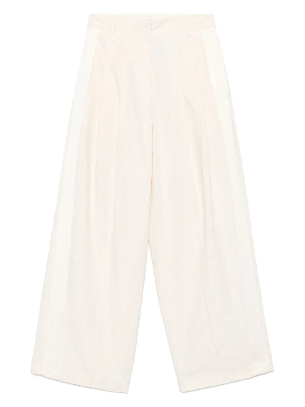 Patterned-Jacquard Trousers