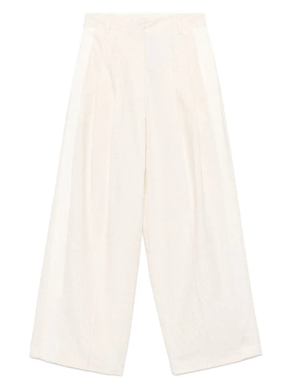 Patterned-Jacquard Trousers