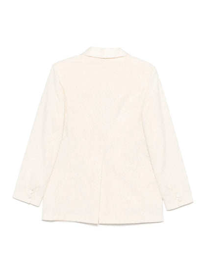 Patterned-Jacquard Blazer