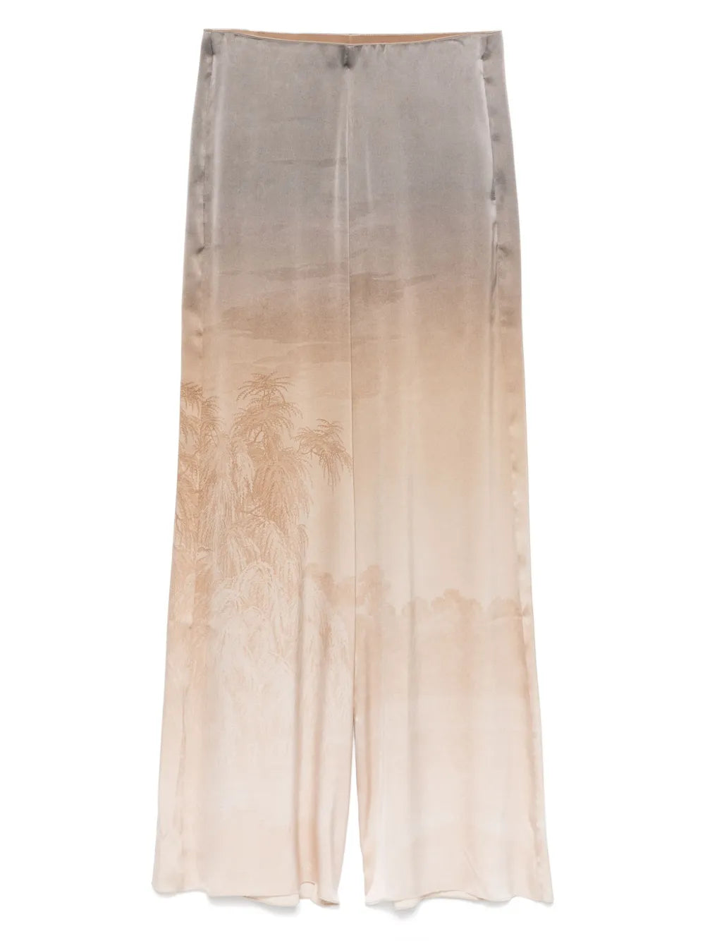 Illustration-Print Trousers